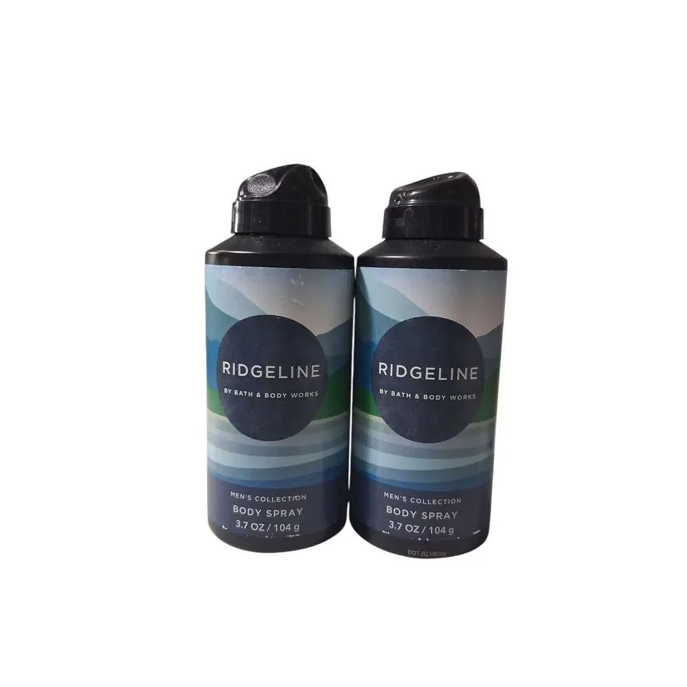 Ridgeline Men's Bath & Body Works Discontinued Rare 2pcs Bundle of Body‎ Spray